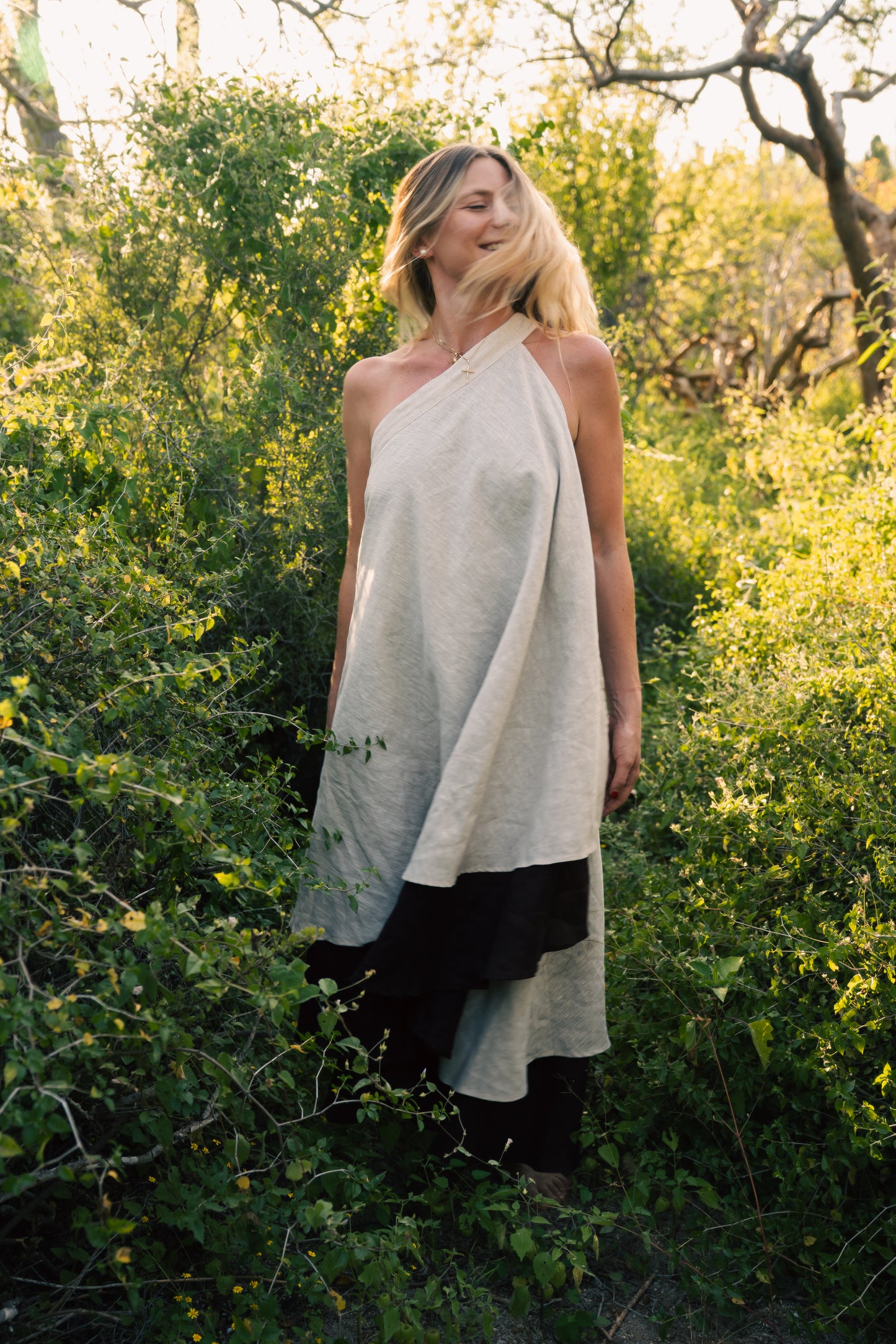 Falda-Vestido de Lino