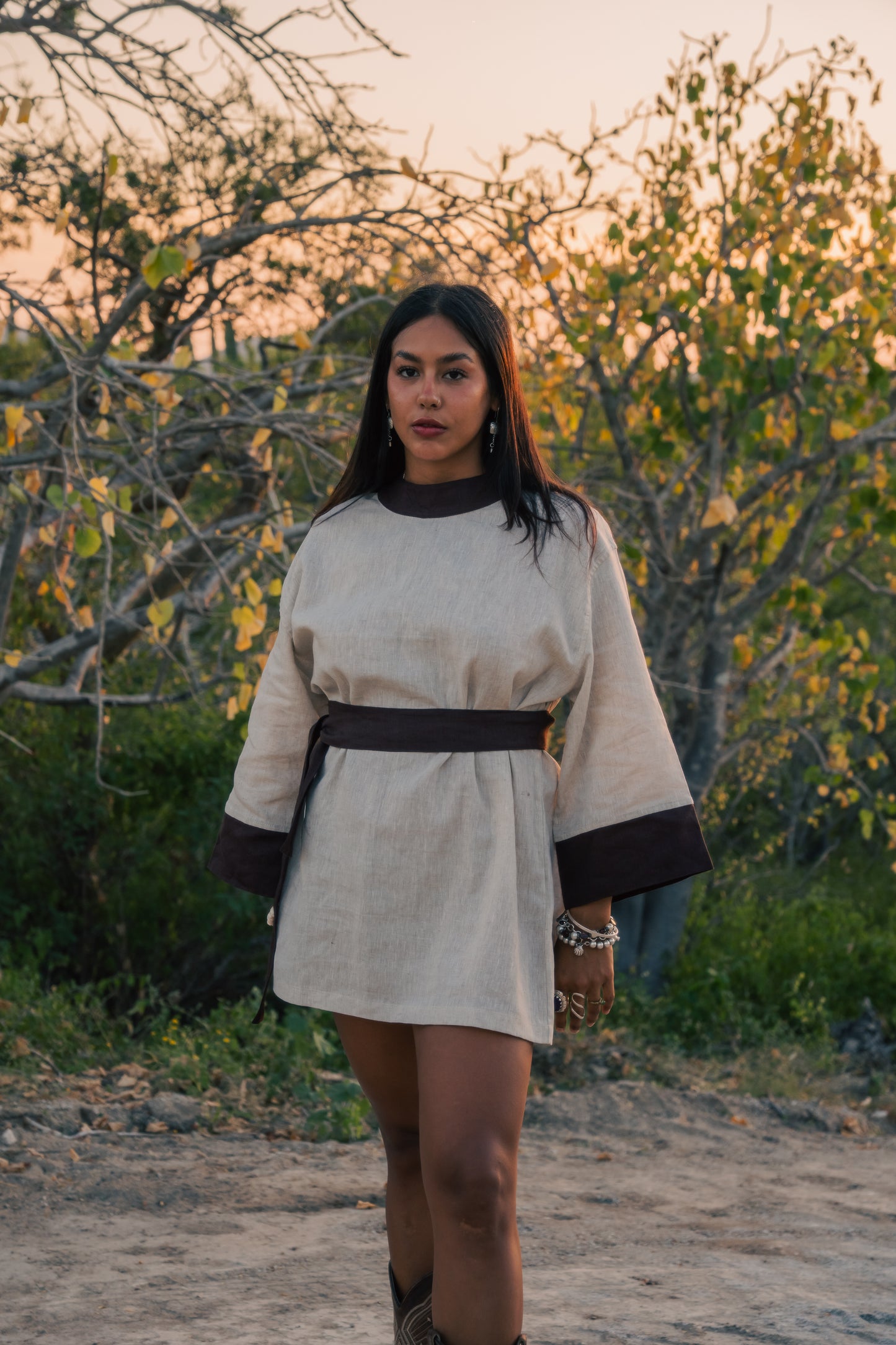 Camisa-Vestido de Lino