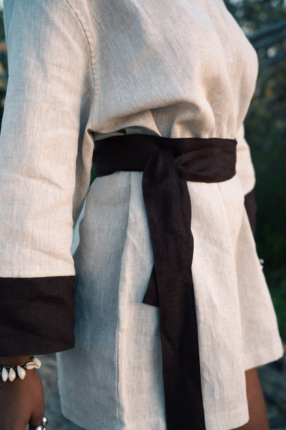 Camisa-Vestido de Lino