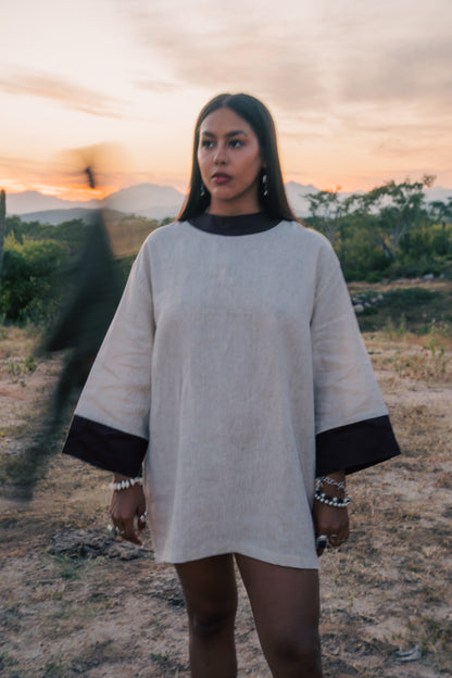 Camisa-Vestido de Lino